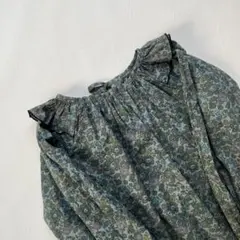 リバティ・ハンドメイド・フレンチブラウス・アンジェリカ・ガーラ 有輪 シャーティング 生地 take a walk リファインド