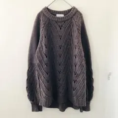 ボリューム袖 ニット