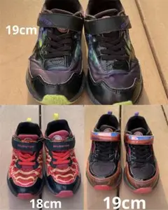 SKLSHOTER 18cm 19cm 3足 男の子 保育園 靴 まとめ売りのサムネイル