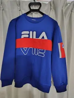 未使用　FILA トレーナー 160 青　フリース