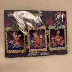 香港ディズニー☆20周年 リミテッドエディション 限定品 ピンバッジ