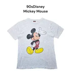 90s Disney ミッキーマウス ビッグプリントTシャツ　Mickey