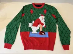 サンタ トイレ ニットセーター 長袖