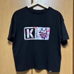 kissmark 半袖Tシャツ ブラック ロゴプリントのサムネイル