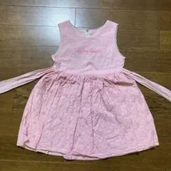 シャーリーテンプル ピンク 袖なしワンピース 120cm