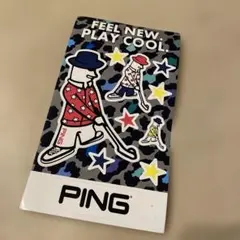 ☆未使用品☆ピン ステッカー １枚　PING シール　ゴルフのサムネイル