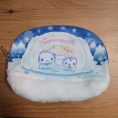 シナモロール ポーチ 雪景色デザイン