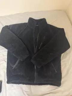 Needles UNIQLOコラボ　ブラック フリースジャケット
