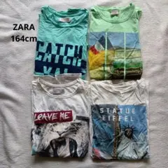 ZARA/ザラ☆グラフィックTシャツセット 164cm　4枚のサムネイル