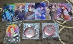 * アイドリッシュセブン ŹOOĻ 御堂虎於 缶バッジ カード