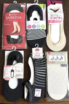 靴下6足 GUNZE サブリナ 脱げないソックス トゥシェ オカモト ココピタのサムネイル