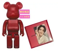 トレカ付 SEVENTEEN セブチBE@RBRICK 400% WOOZIウジ