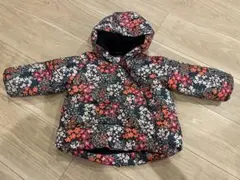 花柄ダウンコート