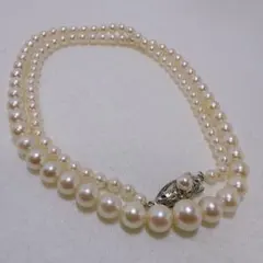 あこや真珠 ベビーパール 約3.2～7.0mm グラデーション ネックレス