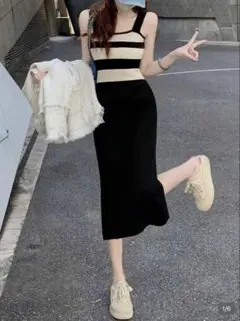 ニットワンピース