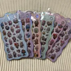 【新品】ラブブ　LABUBU BONBON DROP シール 6パックセット