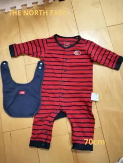 THE NORTH FACE ロンパース＆スタイセット 70cm