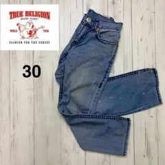 トゥルーレリジョン ジーンズ 30 ビリースーパー ブーツカット 極太ステッチ