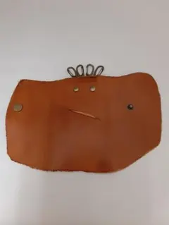 値下げ　ニヒルな4連キーケース　牛ヌメ革　値下げ