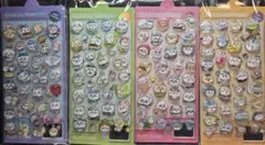 キャラクターちいかわウォーターシール４枚セットシールセット