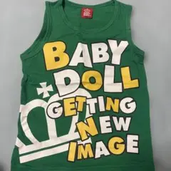 BABYDOLL ノースリーブ 120cm グリーン