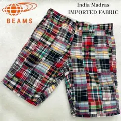 SSZ マドラスパッチワーク風プリントショーツBEAMS BOYZ&GIRL期 SSZ マドラスパッチワーク風プリントショーツBEAMS BOYZ&GIRL期