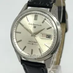 가동 SEIKO 스포츠 매틱 자동 감기 남성 시계 실버
