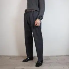 Ermenegildo Zegna ノータックスラックス ネイビー/PW577 - メルカリ