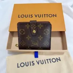 即日発送可✨️美品 ルイヴィトン モノグラム コンパクトジップ 二つ折り財布