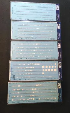 新品 Vanco 製図テンプレート GL-30 40番台 5枚組 まとめ