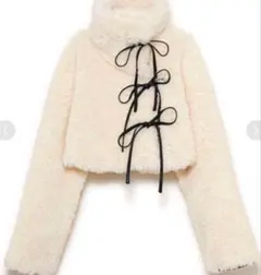 SORIN ソリン　アウター SORIN コート アウター Synthetic Fur Lace-up Vest レディース