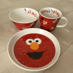 aichan様専用 エルモ　マグカップ　ボール　プレートセット