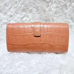 b*a様 フェリージクロコレザー 二つ折長財布 3005/SAのサムネイル
