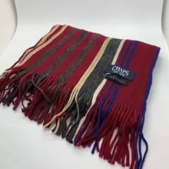 日本製 CHAPS ストライプ マフラー