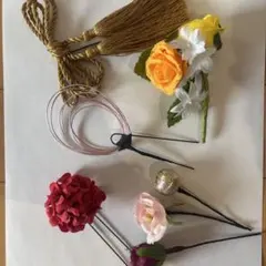 7点セット かんざし 髪飾り 和装小物