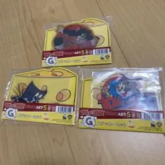 トムとジェリー くじ FUNNY ART!5 ステッカーセット G賞 Happy