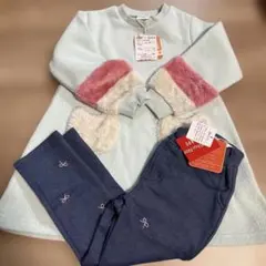 新品　女の子上下セット　100センチ