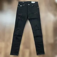 CPS CHAPS スキニーデニムパンツ ブラック ダメージ加工 - メルカリ