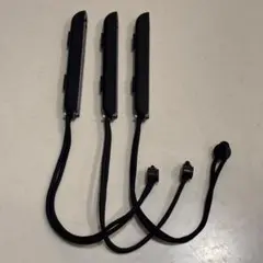 Nintendo Switch コントローラー　黒ストラップ　3個