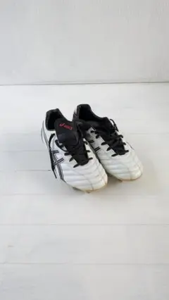 ASICS 25.0cm サッカーシューズ ホワイト・ブラック