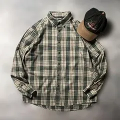 J Dean様専用G.H. BASSボタンダウン夏マドラス長袖シャツ【AB06】