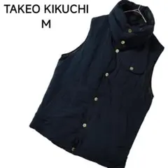 TAKEO KIKUCHI 中綿ベスト ネイビー M