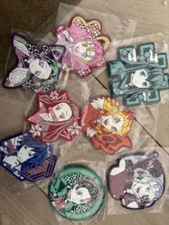 鬼滅の刃ラバーコースターセット