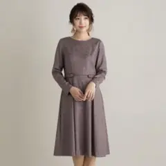 【美品】Rose Tiara 冬ワンピース 42【クリーニング済】