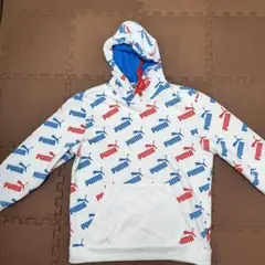 PUMA ロゴプリント フード付きパーカーＬサイズ