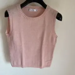 ニットベスト ノースリーブ