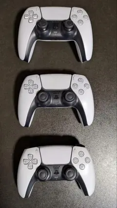 純正・PS5 DualSense ワイヤレスコントローラー 2個＋1個ジャンク