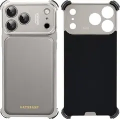 25503　値下げOK　iPhone 17Promaxフレームレスケース レザー