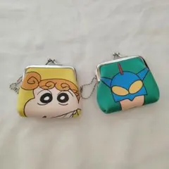 クレヨンしんちゃん 小銭入れ 財布 がま口 ひまわり アクション仮面