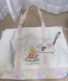 東京ディズニーランド 40周年記念 トートバッグ